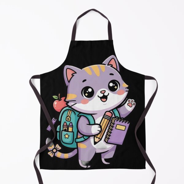 Item preview, Back to School Kitten with Backpack designed and sold by CreationbyVona.