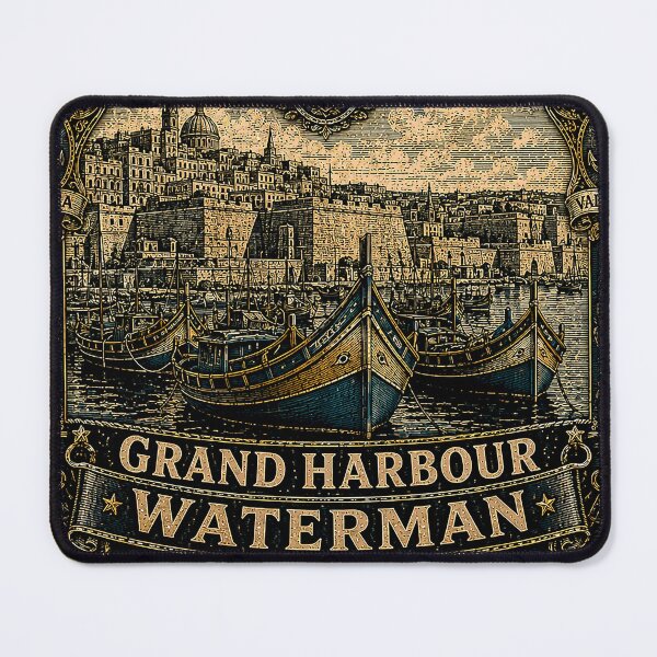 Item preview, Grand Harbour Waterman Valletta Long Service Warrant designed and sold by RoyalOrderGallery.