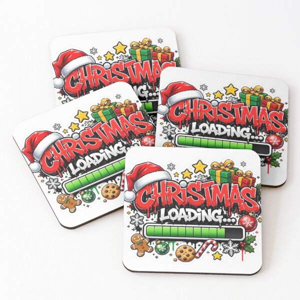 Item preview, CHRISTMAS LOADING... Graffiti Sticker | Cute Christmas Aesthetic PNG | Holiday Vinyl Decal | Christmas Laptop, Water Bottle & Notebook Sticker designed and sold by Stylestickers55.
