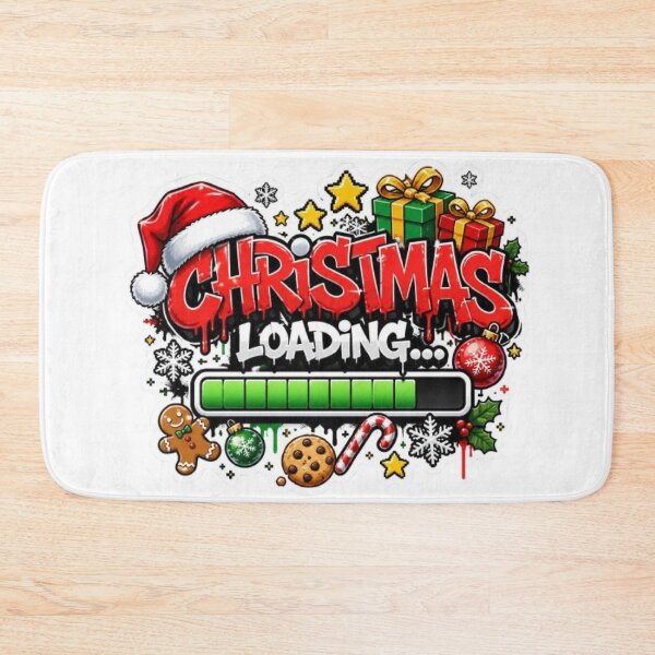 Item preview, CHRISTMAS LOADING... Graffiti Sticker | Cute Christmas Aesthetic PNG | Holiday Vinyl Decal | Christmas Laptop, Water Bottle & Notebook Sticker designed and sold by Stylestickers55.