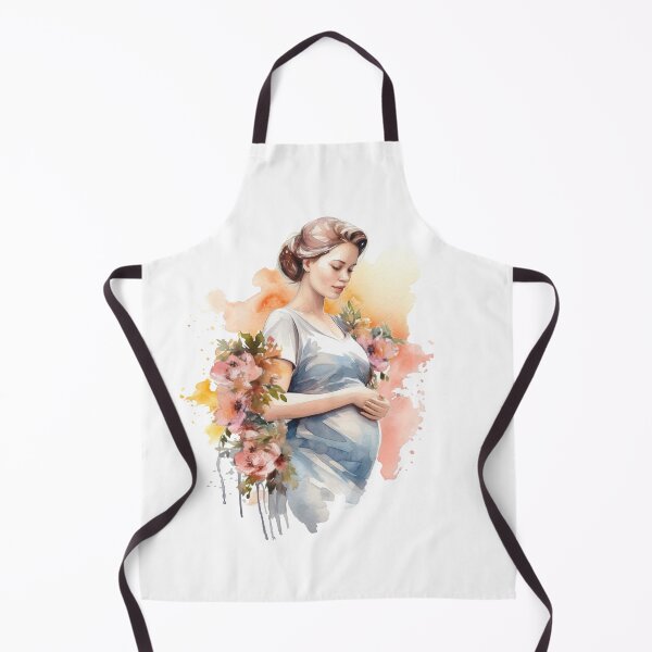 Item preview, Blooming Motherhood Watercolor Art Autumn Floral Pregnancy designed and sold by Krasnovaovaova.