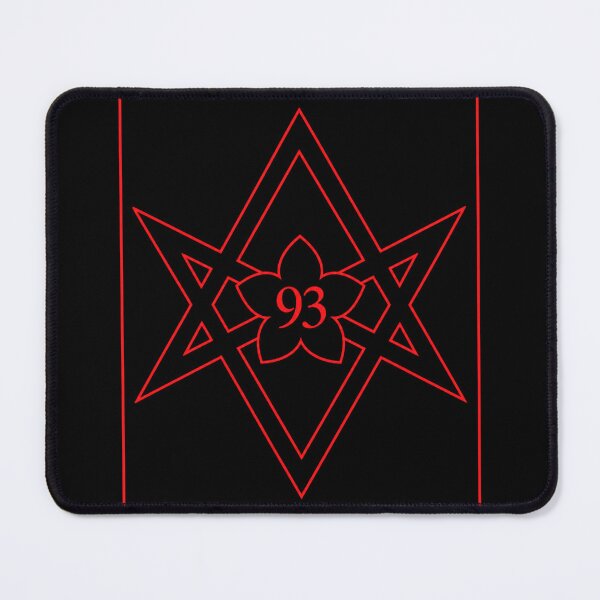Item preview, Unicursal Hexagram 93 – Thelema Sacred Symbol  designed and sold by Witch Joseph.