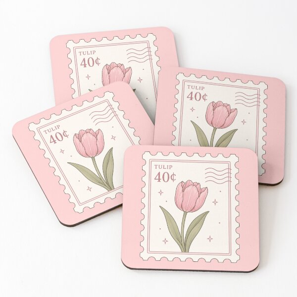 Item preview, tulip postage stamp designed and sold by lilypadblue.