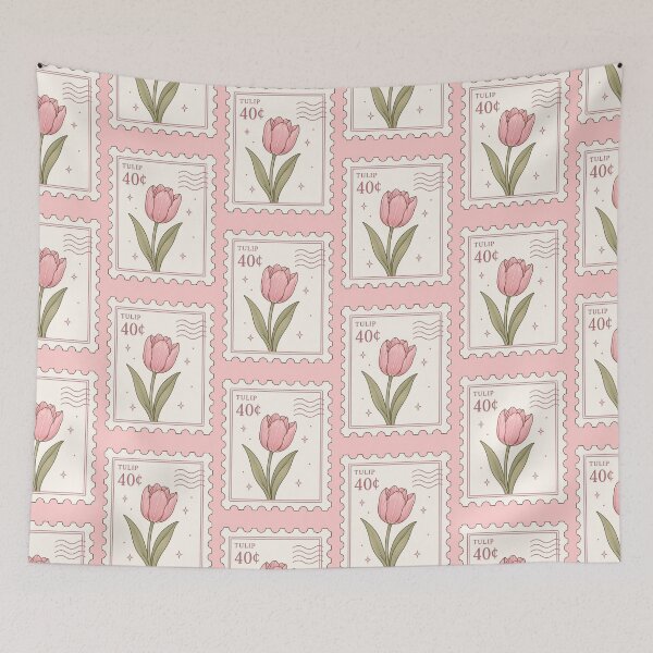 Item preview, tulip postage stamp designed and sold by lilypadblue.