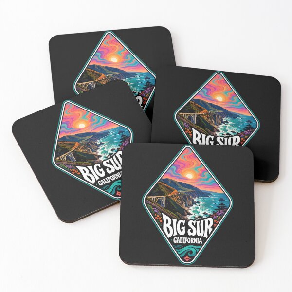 Item preview, Big Sur California Usa Trippy designed and sold by TomFrontierArt.