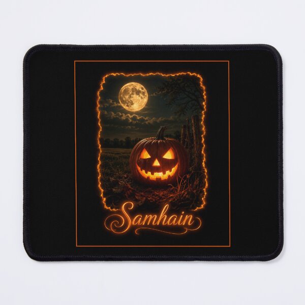 Item preview, Samhain Moonlight Jack-o’-Lantern – Glowing Halloween Pumpkin Art designed and sold by Witch Joseph.