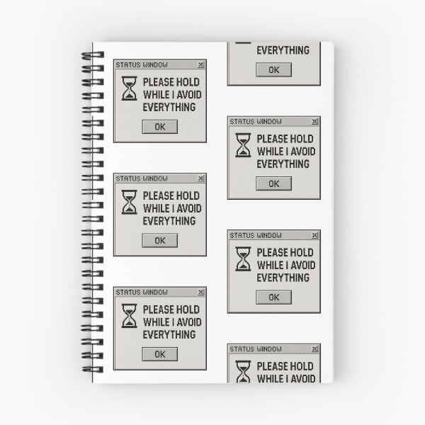Item preview, Avoiding Everything – Please Hold designed and sold by Mad Factory Designs.