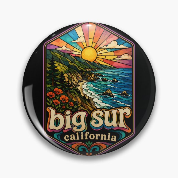 Item preview, Big Sur California United States Stained Glass designed and sold by TomFrontierArt.