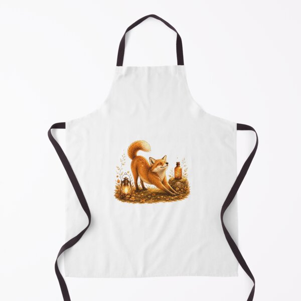 Item preview, Morning Stretch Vintage Fox Golden Hour Woodland designed and sold by AQUILAKREO.