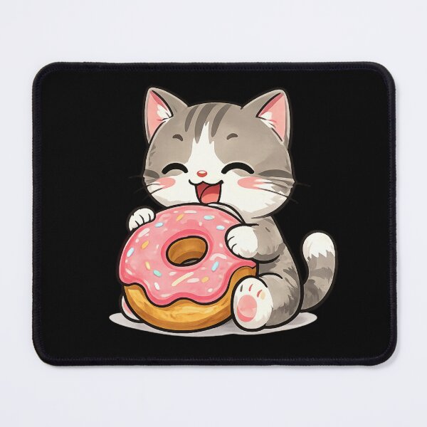 Item preview, Donut Cat Design designed and sold by StyleBloomes.