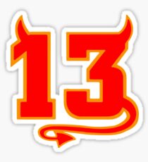 Glücklicher Teufel 13 Sticker