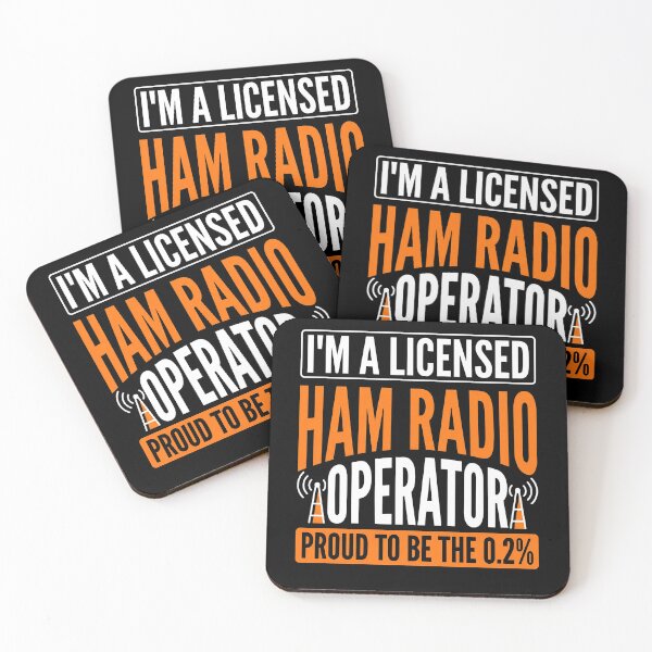 Item preview, Licensed Ham Radio Operator Typography designed and sold by babilux.