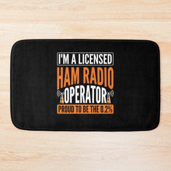 Item preview, Licensed Ham Radio Operator Typography designed and sold by babilux.