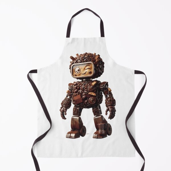 Item preview, Cute Coffee Bean and Chocolate Robot designed and sold by Sem_Bregs.