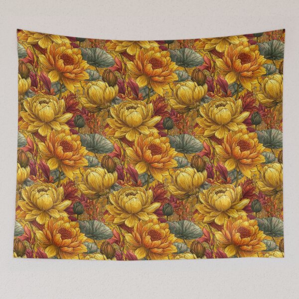 Item preview, Minimalistic Lotus Print - Hawaiian Flower Pattern - Gift Ideas For Men designed and sold by RoyalStarsPatts.