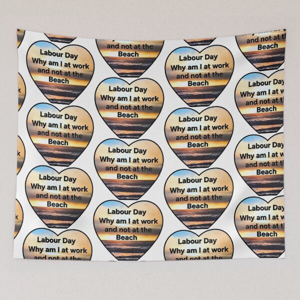 Item preview, labour day why am I at work and not at the beach designed and sold by gracehopelove.