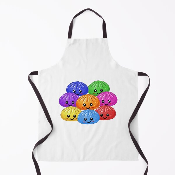 Item preview, Kawaii Rainbow Dumpling squishy Bao raviolo all colors designed and sold by made4K.