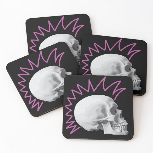 Item preview, Punk Skull Pink Mohawk designed and sold by kerriestuff.