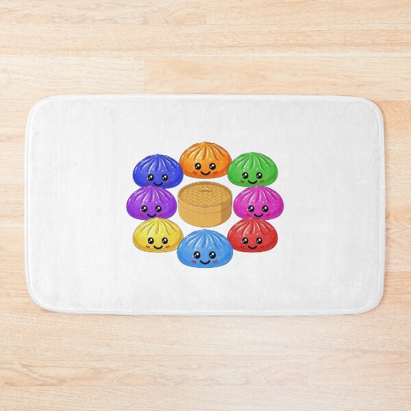 Item preview, Kawaii Rainbow Dumpling squishy Bao raviolo all colors and box designed and sold by made4K.