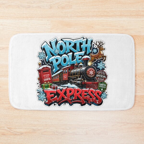 Item preview, NORTH POLE EXPRESS Graffiti Sticker PNG | Christmas Train Aesthetic | Holiday Travel Graphic | Cute Winter Vinyl Decal | Festive Notebook & Laptop Sticker designed and sold by Stylestickers55.