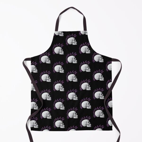 Item preview, Punk Skull Purple Mohawk designed and sold by kerriestuff.