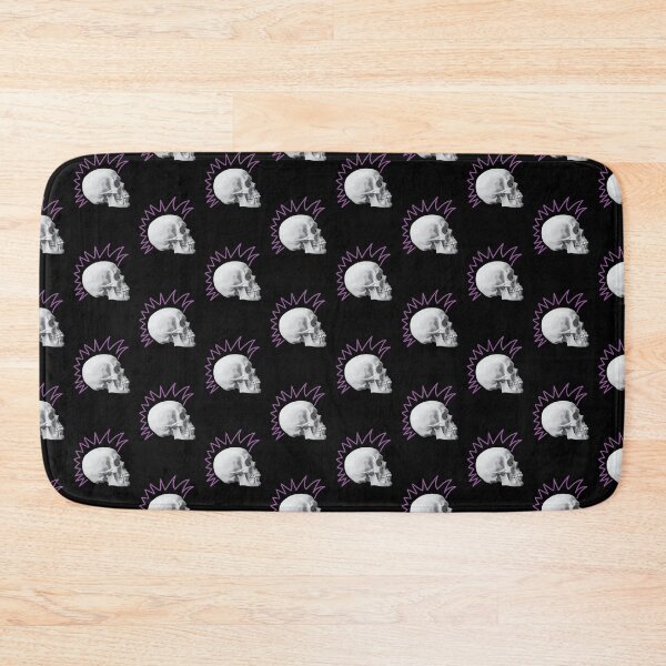 Item preview, Punk Skull Purple Mohawk designed and sold by kerriestuff.