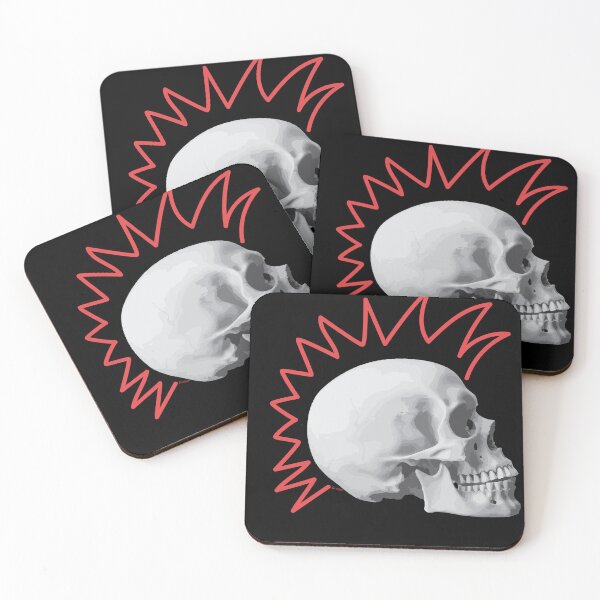 Item preview, Punk Skull Red Mohawk designed and sold by kerriestuff.