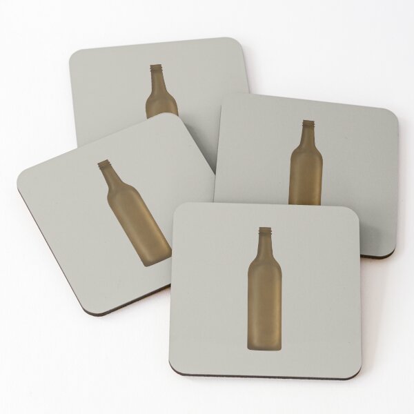 Item preview, Amber Glass Bottle Illustration designed and sold by EsmArtUniverse.