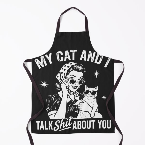 Item preview, Funny Retro My Cat And I Talk Shit About You designed and sold by legendaryskins.