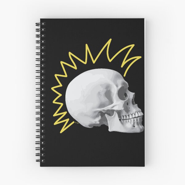 Item preview, Punk Skull Yellow Mohawk designed and sold by kerriestuff.