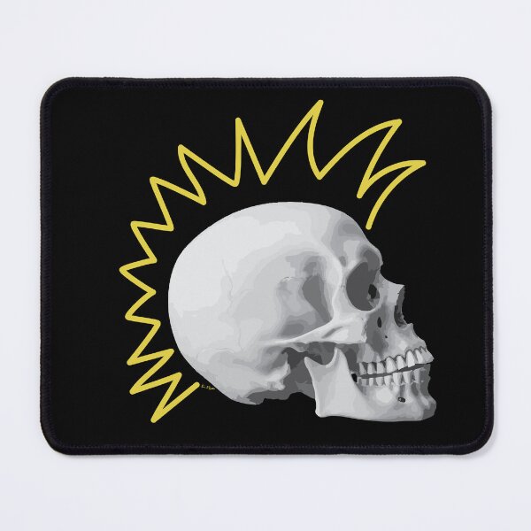 Item preview, Punk Skull Yellow Mohawk designed and sold by kerriestuff.