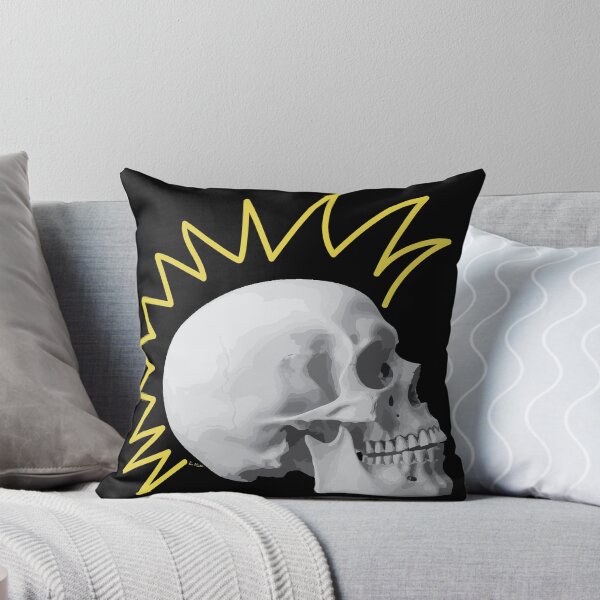 Item preview, Punk Skull Yellow Mohawk designed and sold by kerriestuff.
