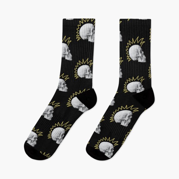 Item preview, Punk Skull Yellow Mohawk designed and sold by kerriestuff.