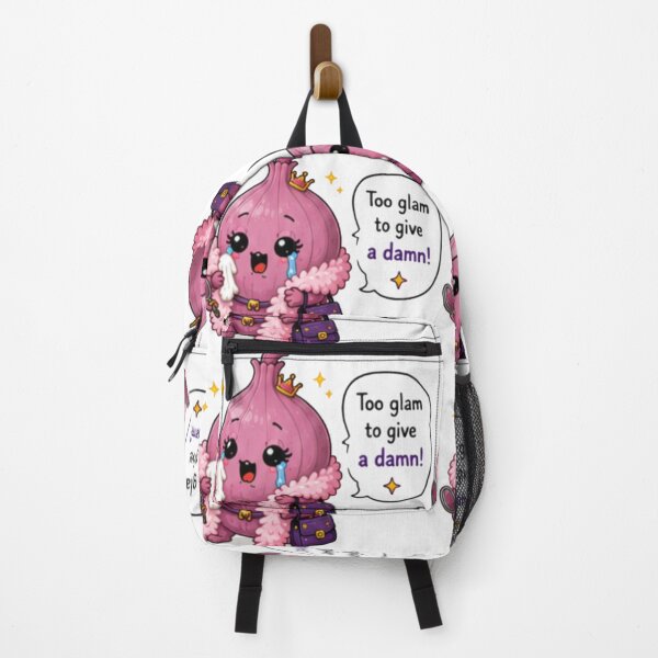 Item preview, Too Glam To Give A Damn Cute Onion designed and sold by DailyDoodlesBySumbul.