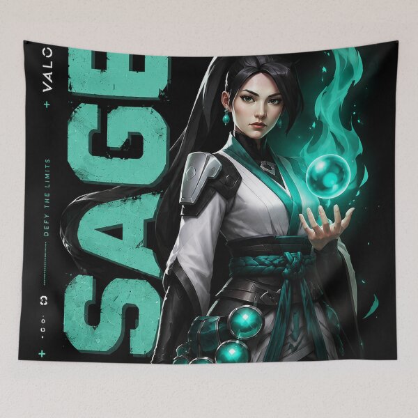 Item preview, Sage Valorant Fan Art designed and sold by NBT-NOVA.