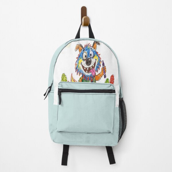 Item preview, Funny Crayon Wolf Kid's Drawing | Cute Naive Art Print designed and sold by Nakrisa.