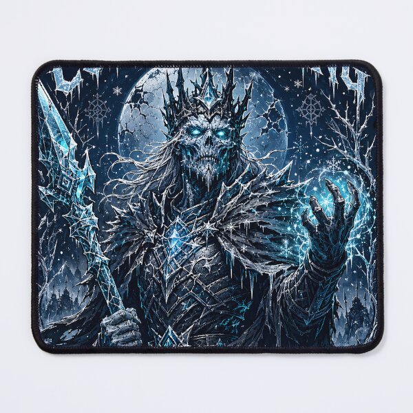 Item preview, Cold Is Coming Frozen Undead King Dark Fantasy designed and sold by Horizon-Design.