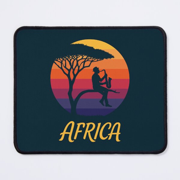 Item preview, Soulful Sax Player | Africa Retro Sunset designed and sold by MammothArt.