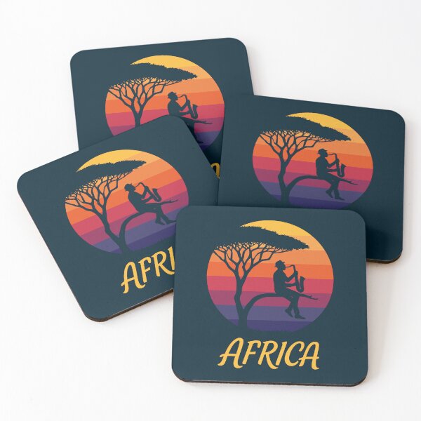 Item preview, Soulful Sax Player | Africa Retro Sunset designed and sold by MammothArt.