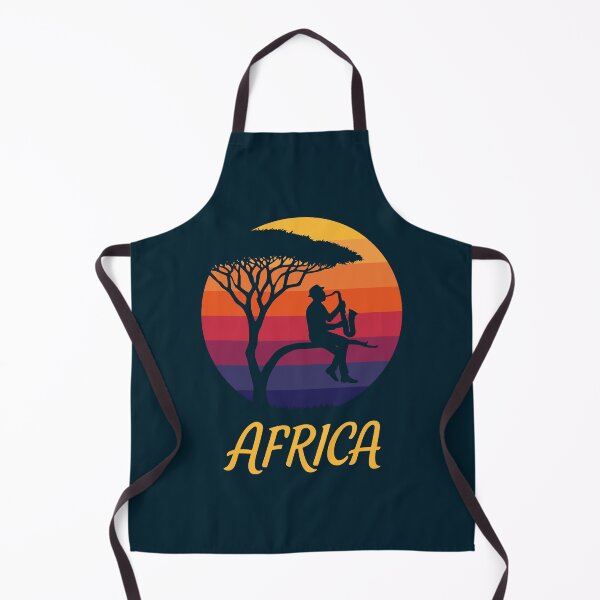 Item preview, Soulful Sax Player | Africa Retro Sunset designed and sold by MammothArt.