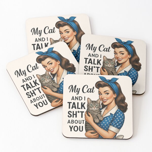 Item preview, Vintage My Cat And I Talk Shit About You designed and sold by legendaryskins.
