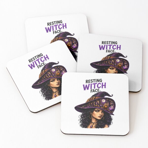 Item preview, Halloween Witch Shirt | Resting Witch Face | Magical Witch Hat Halloween Graphic Tee designed and sold by Limitless expressions - wear your mindset .