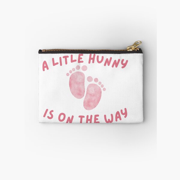 Item preview, A Little Hunny Is On The Way Cute Pink Baby Feet designed and sold by PrintMomCL.