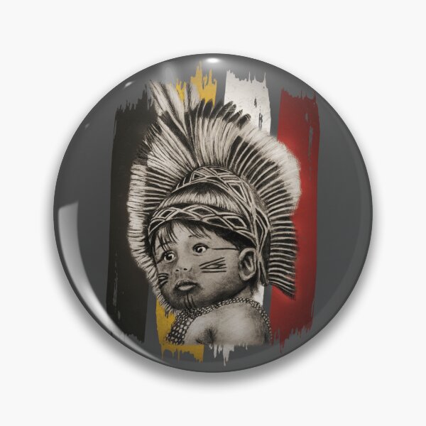 Item preview, Indigenous Child Realistic Pencil Drawing designed and sold by RonnyMilleo.