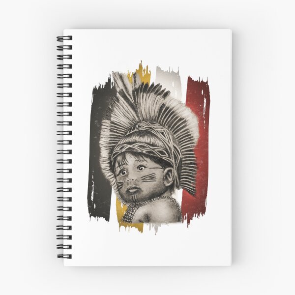 Artikelvorschau, Realistische Bleistiftzeichnung eines indigenen Kindes entworfen und verkauft von RonnyMilleo.