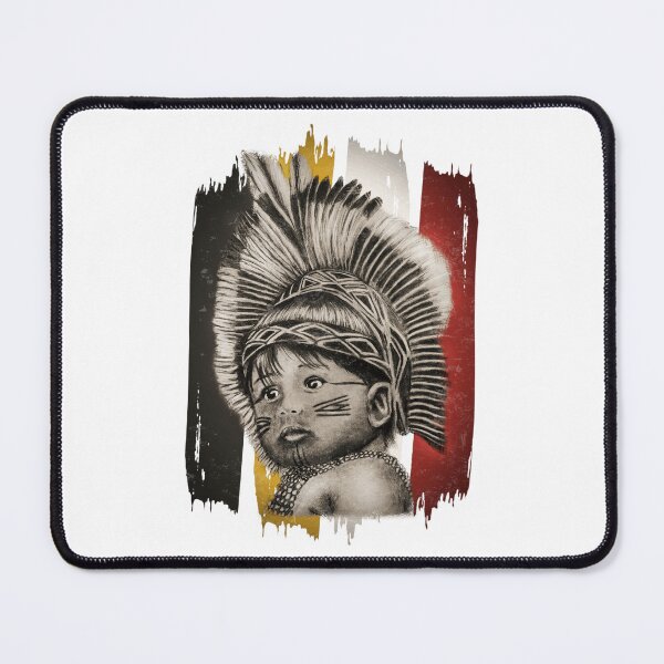 Item preview, Indigenous Child Realistic Pencil Drawing designed and sold by RonnyMilleo.
