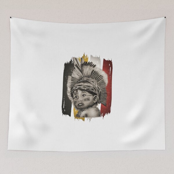 Item preview, Indigenous Child Realistic Pencil Drawing designed and sold by RonnyMilleo.
