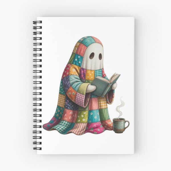 Item preview, Cozy Reading Ghost designed and sold by SpineTingleCo.
