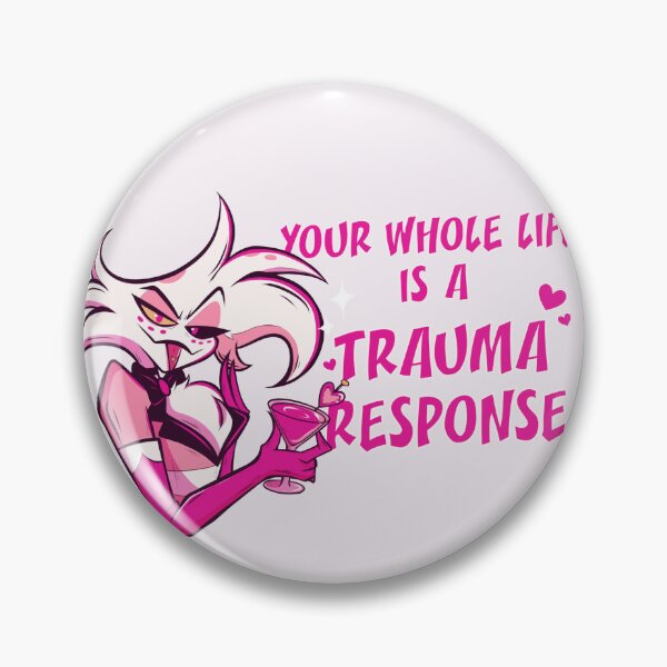 Item preview, Hazbin Hotel Angel Dust Trauma Response designed and sold by LilithMilks.