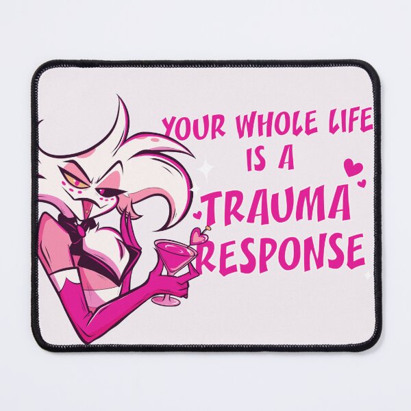 Item preview, Hazbin Hotel Angel Dust Trauma Response designed and sold by LilithMilks.